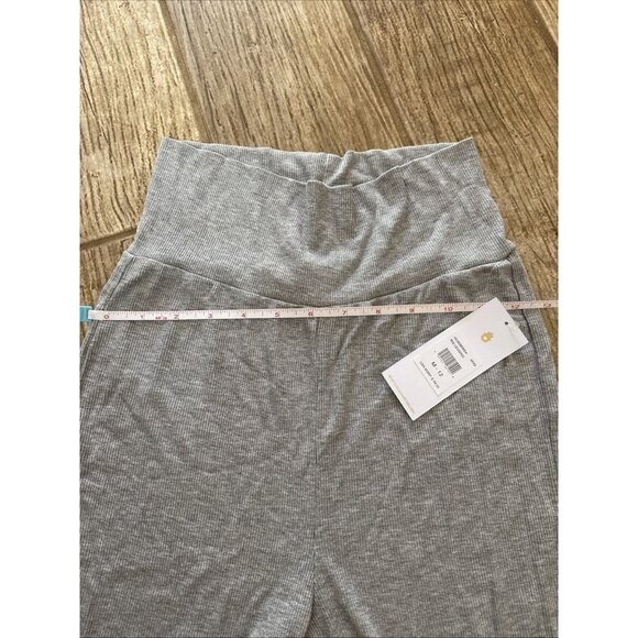 New NWT Women's Spiritual Gangster Ribbed Leggings Gray Medium M 12 - Picture 5 of 6